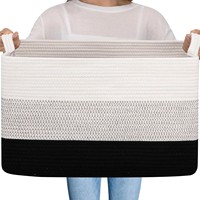Panier à linge pliable personnalisé grande taille, panier à jouets pour chien, sacs écologiques dégradés marron en stock, vente en gros