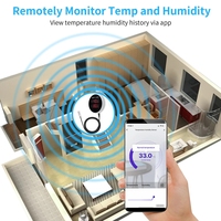 Tuya Smart sans fil WIFI hygromètre thermomètre avec sonde externe capteur température humidité alarme détecteur