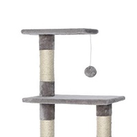 Jeu de chat Simons gris Original de chine, jouet pour chat, plateau tournant heureux avec animal de compagnie, maison de jeu avec rayures