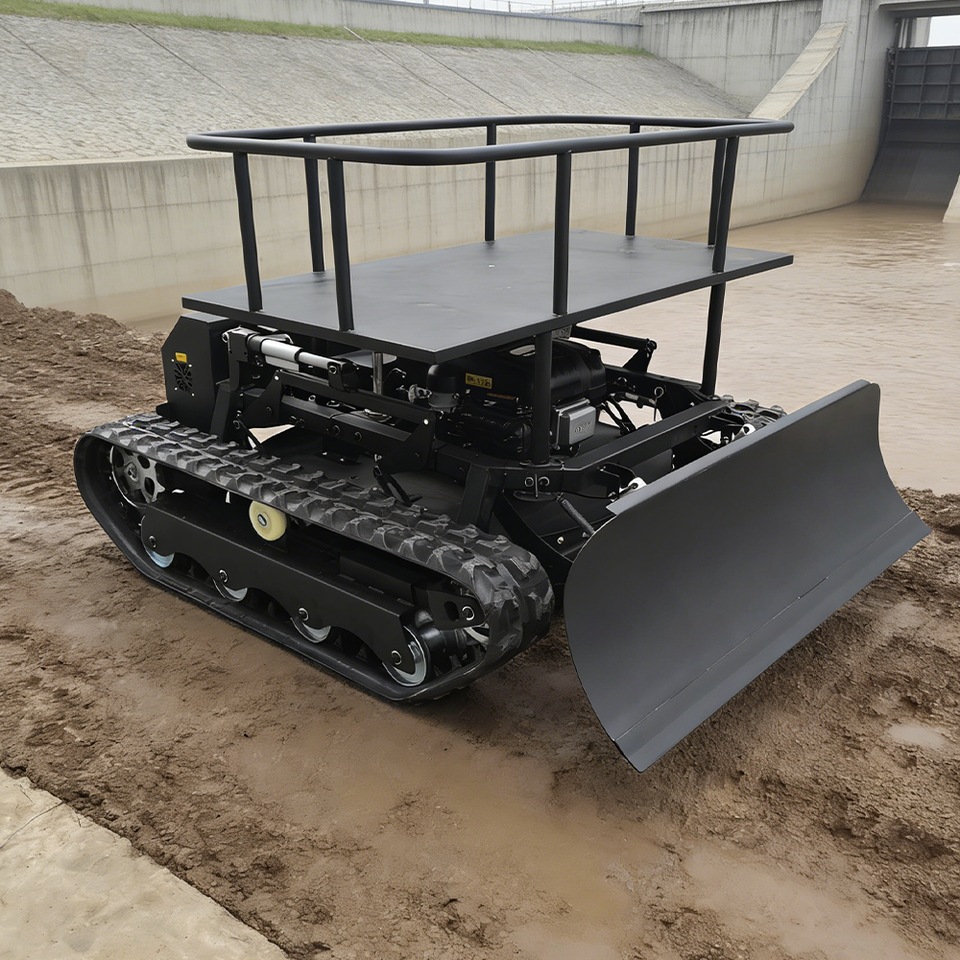 Remote Control Crawler Lawn Mower Multifunctional Tracked Mower with ...