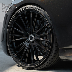 Nouvelles <span class=keywords><strong>jantes</strong></span> en alliage d'aluminium forgé sur mesure ACT de 18 à 22 <span class=keywords><strong>pouces</strong></span>, 5x112/5x108, design concave noir pour <span class=keywords><strong>Mercedes</strong></span>- S580/S500 W222 C217 - Product Image 2