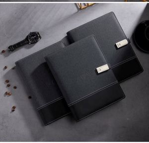 Cuaderno de papel y cuero PU A5 personalizado con carga inalámbrica 8000mAh Powerbank USB Regalo del Día de San Valentín Logotipo bordado - Product Image 4