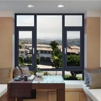Ventanas abatibles de aluminio de doble acristalamiento con diseño profesional personalizable Estilo columpio moderno con pantalla
