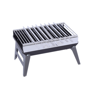 Barbecue <strong>Grill</strong> Folding Portable Stand Outdoor Set Picnic Rack Household <strong>Charcoal</strong> <strong>Grill</strong> with <strong>Charcoal</strong> Net - Product Image 3