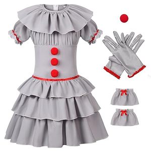 Disfraz de <span class=keywords><strong>Payaso</strong></span> de Carnaval para Niña, Ropa Infantil para Juego de Roles, Disfraz de <span class=keywords><strong>Payaso</strong></span> Joker Grand Heritage para Niña - Product Image 6