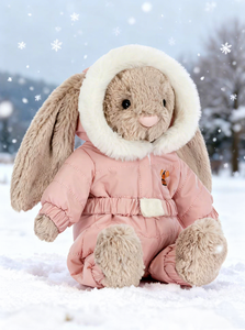 En Existencia, Nuevo Juguete de Peluche Corto de Conejito de Nieve de <span class=keywords><strong>Barcelona</strong></span> Ski Bear, Relleno de Algodón PP para Jóvenes (7-14 Años), Producto Navideño - Product Image 6