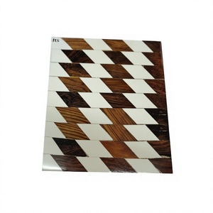 Best Selling Mango Wood Tree Bark 4 Pcs <b>Set</b> Coaster Holder <b>Square</b> Eco-Friendly Modern 10x10 CM Uttar Pradesh New Quality - Product Image 1