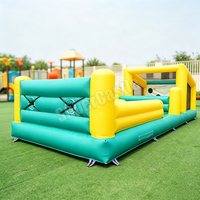 Défi Commercial Gonflable Bungee Run : Jeu de Tirage à la Corde Interactif pour Deux Joueurs, Idéal pour Événements Extérieurs et Location de Fêtes pour Adultes