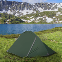 Tente de camping ultralégère, portable, pliable, double couche, quatre saisons, résistante à l'eau, imperméable 3500 mm, écologique, pour l'extérieur