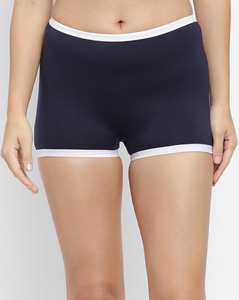 OEM Factory Custom Pattern <strong>Boyshorts</strong> Spandex Underwear with Boxer Style Female Contrast Mid-rise Pants Panty Panties <strong>Knickers</strong> - Product Image 1