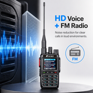 Xunlibao 5800 Fabrika Satışı Tam Bantlı UHF VHF El Tipi Çift Yönlü Telsiz Uzun Menzilli Telsiz Güvenlik İnşaat Açık Hava Kullanımı İçin - Product Image 3