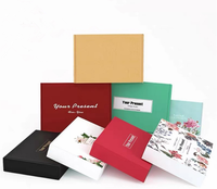 Boîte de courrier en carton ondulé rigide avec Logo imprimé, boîte de courrier pour tissu pliable et rigide
