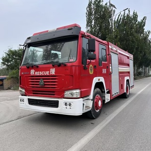 Camión <span class=keywords><strong>de</strong></span> Bomberos Howo <span class=keywords><strong>de</strong></span> Emergencia, Reacondicionado <span class=keywords><strong>de</strong></span> Alta Calidad, 4x2, Volante a la Izquierda - Product Image 2