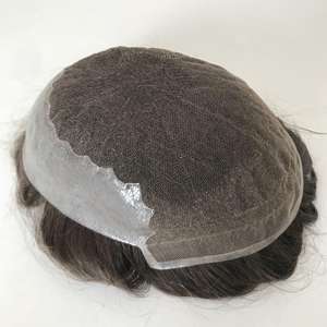 วิกผม LXAT002สำหรับผู้ชายวิกผมแบบเต็มสไตล์ยุโรป - Product Image 4