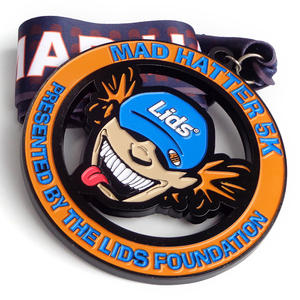 Medallas de combate deportivas de premio personalizadas y medallas de boxeo de cordón Medalla de baile a medida de gimnasia deportiva de 2 pulgadas con cinta - Product Image 3