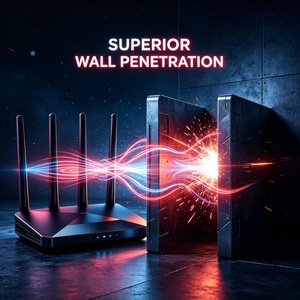 Routeur WiFi 6 portable <span class=keywords><strong>AX6000</strong></span> double bande avec gestion des appareils par IA pour la maison, l'école et le bureau - Product Image 4