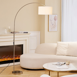 Lámpara de pie Wabi-Sabi francesa de espectro completo, luz de pesca minimalista de lujo para el Ambiente lateral del Sofá en la sala de estar moderna - Product Image 3
