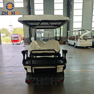 Xe Golf điện có thể gập lại 4 chỗ chất lượng cao với pin lithium có thể tùy chỉnh bởi nhà máy cho phiên bản đường phố sử dụng ngoài trời - Product Image 1