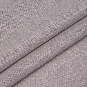 Lusia-3 Hersteller Hohe Qualität Doris Slub Sheer Vorhangs toff Leinen Look Vorhangs toff Home Textile Fabric