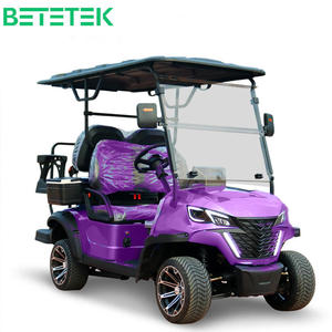 Voiturette de golf électrique haute puissance 4 places personnalisable avec accessoires de chariot de golf, adaptée aux chemins non publics - Product Image 2
