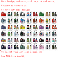 Ensemble de 3 sacs à dos multifonctionnels personnalisés avec logo, style Backwoods, pour fournitures scolaires, avec sac de rangement – Offre spéciale