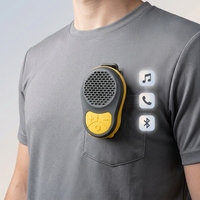 Haut-parleur extérieur haute puissance BT 5.3 TWS avec micro intégré, commande vocale et prise en charge de l'application pour radio portable et sports de plein air