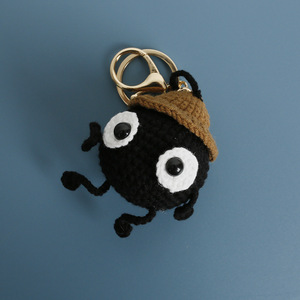 Un pendentif super mignon pour fille noire, un accessoire <span class=keywords><strong>de</strong></span> voiture en forme <span class=keywords><strong>de</strong></span> boules <span class=keywords><strong>de</strong></span> charbon en <span class=keywords><strong>laine</strong></span> tressée. - Product Image 2