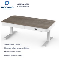 JIECANG OEM Table basse réglable de bureau debout Table à thé pour café à la maison