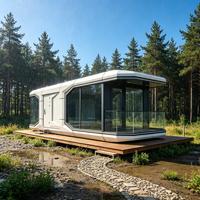 Capsule spatiale personnalisée, cabine Apple, maison préfabriquée modulaire, hôtel, maison conteneur