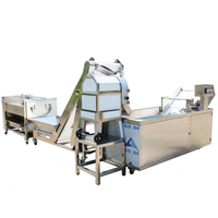 Machine à laver les fruits et légumes à grande capacité, à moteur, entièrement automatique, à écran vibrant pour pomelo, à économie d'énergie, vente chaude