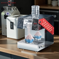 Machine à Bingsu Commerciale Baiwin, Machine à Glaçons Pilés pour Salon de Thé et Bar à Desserts