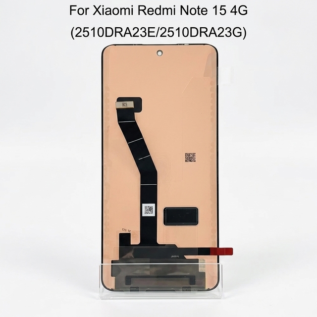 LCD Display Touch Screen Assembly for Xiaomi Redmi Note 15 4G 5G 2510DRA23E 2510DRA23G Complete Replacement Screen