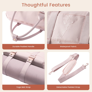 <span class=keywords><strong>Borsa</strong></span> Personalizzabile Rosa Leggera <span class=keywords><strong>per</strong></span> Tappetino Yoga, <span class=keywords><strong>Borsa</strong></span> da <span class=keywords><strong>Palestra</strong></span> con Tracolla <span class=keywords><strong>per</strong></span> Tappetino - Product Image 4