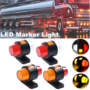 Nouveau feu de position latéral LED Double face 12-24V avec rouge + jaune et blanc + jaune pour camion pour Scania Man Mercedes pour <span class=keywords><strong>Volvo</strong></span> Logo - Product Image 5