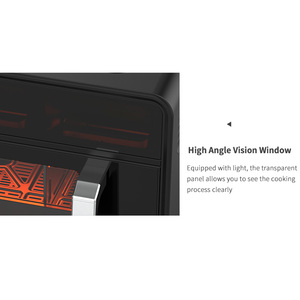 高品质大容量 10L 双篮式 Friggitrice Ad Aria 独立篮双区空气炸锅 - Product Image 3