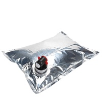 Pochette de boisson en aluminium, capacité de 1,5, 3, 5, 10l, pour jus de fruit, vin, liquide, avec robinet, Vitop et boîte
