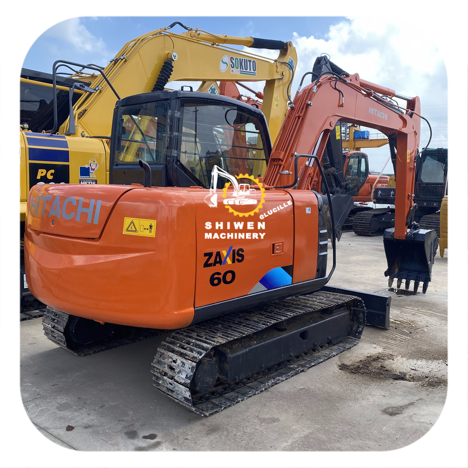 激レア多国外貨　改装閉店値下げ販売中！！ Excavator Hitachi ZX70 for Sale - Original Japan Machines