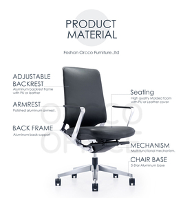 Ergonómico Ejecutivo Moda Molde Desarrollo Trabajo Económico Mecanismo Multifuncional Ejecutivo Pu Cuero <span class=keywords><strong>Sillas</strong></span> - Product Image 4