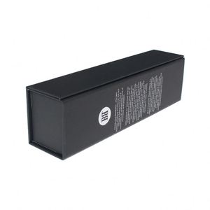 Boîte rigide noire de qualité supérieure avec logo estampé à chaud pour le rangement de bijoux, montres et lunettes - Product Image 6