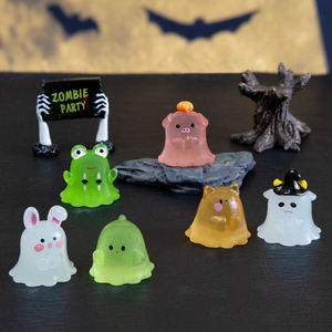 Kit DIY de Resina Luminosa con Figuras de Fantasmas Estilo Gelatina para Decoración de Escritorio y Bandejas de Niveles, Regalos Kawaii y Caprichosos para Mascotas, ¡Superventas! - Product Image 5