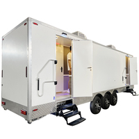 Camions toilettes mobiles d'usine, toilettes publiques, remorques toilettes de luxe à vendre au Canada