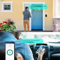 Fingerabdruck-Tuya-Smart-Schlüsselbox RFID-Karte Passwort App-Steuerung Zinklegierung IP65 Wasserdichter Wandmontierter Schlüsselsafe