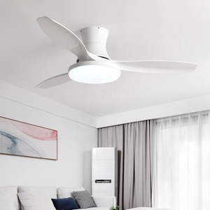 <b>Ceiling</b> <b>Fan</b> Light With Led Fixed Blade Inverter For Bedroom Living Room Home Use Low Floor Mounting - Product Image 1