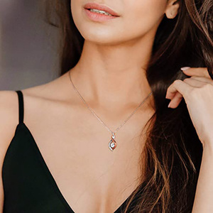 Two Tone Pendant Necklace for Women <b>Best</b> <b>Friend</b> Sister Collarbone Chain Fashion <b>Jewelry</b> - Product Image 6