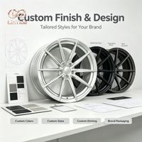 Jantes forgées argent brillant à 10 rayons pour voitures de tourisme, design à rebord dégagé, taille personnalisée OEM, PCD ET CB