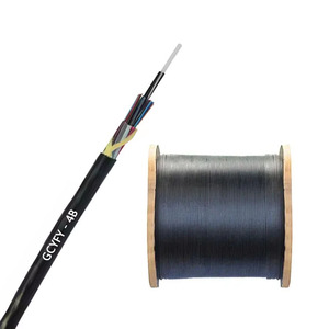 Cáp quang ngoài trời 4 lõi (g652d PE)-CE/RoHS/ISO9001 được chứng nhận chiều dài tùy chỉnh cho mạng đường trục - Product Image 1