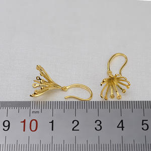 Pendientes de Plata de Ley S925 Versión Coreana, Pendientes Largos con Borla, 5-7 Pulgadas, Joyería DIY, Accesorios de Perlas, Estrella de Cinco Puntas de 3 mm - Product Image 3