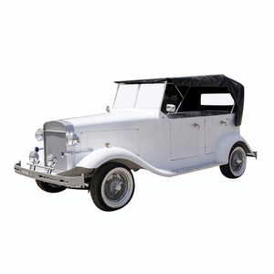Véhicule touristique électrique vintage homologué ZHENDA pour la ville, style voiture classique ancienne, sièges en cuir, idéal pour événements de mariage - Offre spéciale - Product Image 1
