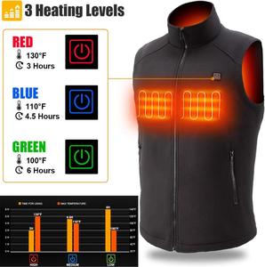<span class=keywords><strong>Gilet</strong></span> <span class=keywords><strong>chauffant</strong></span> USB léger pour <span class=keywords><strong>homme</strong></span>, 3 niveaux de chaleur, veste chauffante électrique, chauffe-corps pour le travail en extérieur en hiver, la conduite à moto - Product Image 2