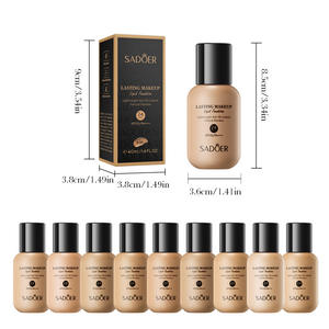 Оптовая продажа OEM-основы для макияжа SADOER: веганская, с полным покрытием, водостойкая, матовая, стойкая, контролирующая жирность. - Product Image 5